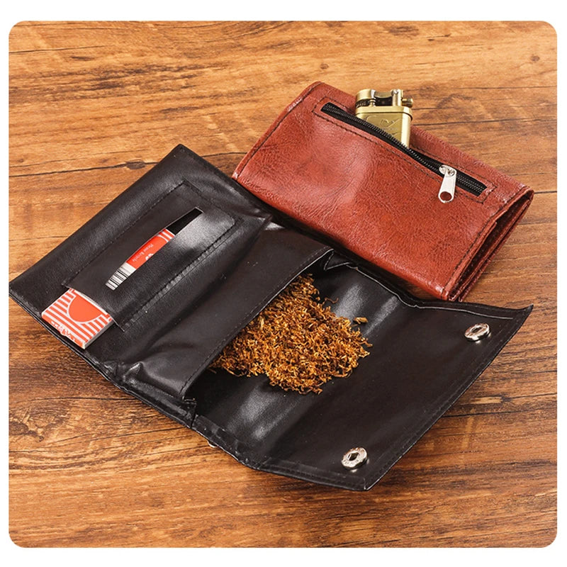 Retro Leather Tobacco Pouch