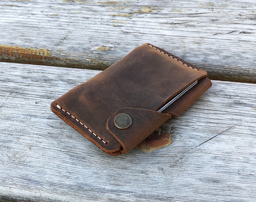 Full Grain Slim Leather Wallet
