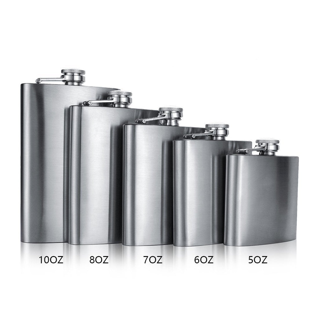 Stainless Steel 10oz Hip Flask