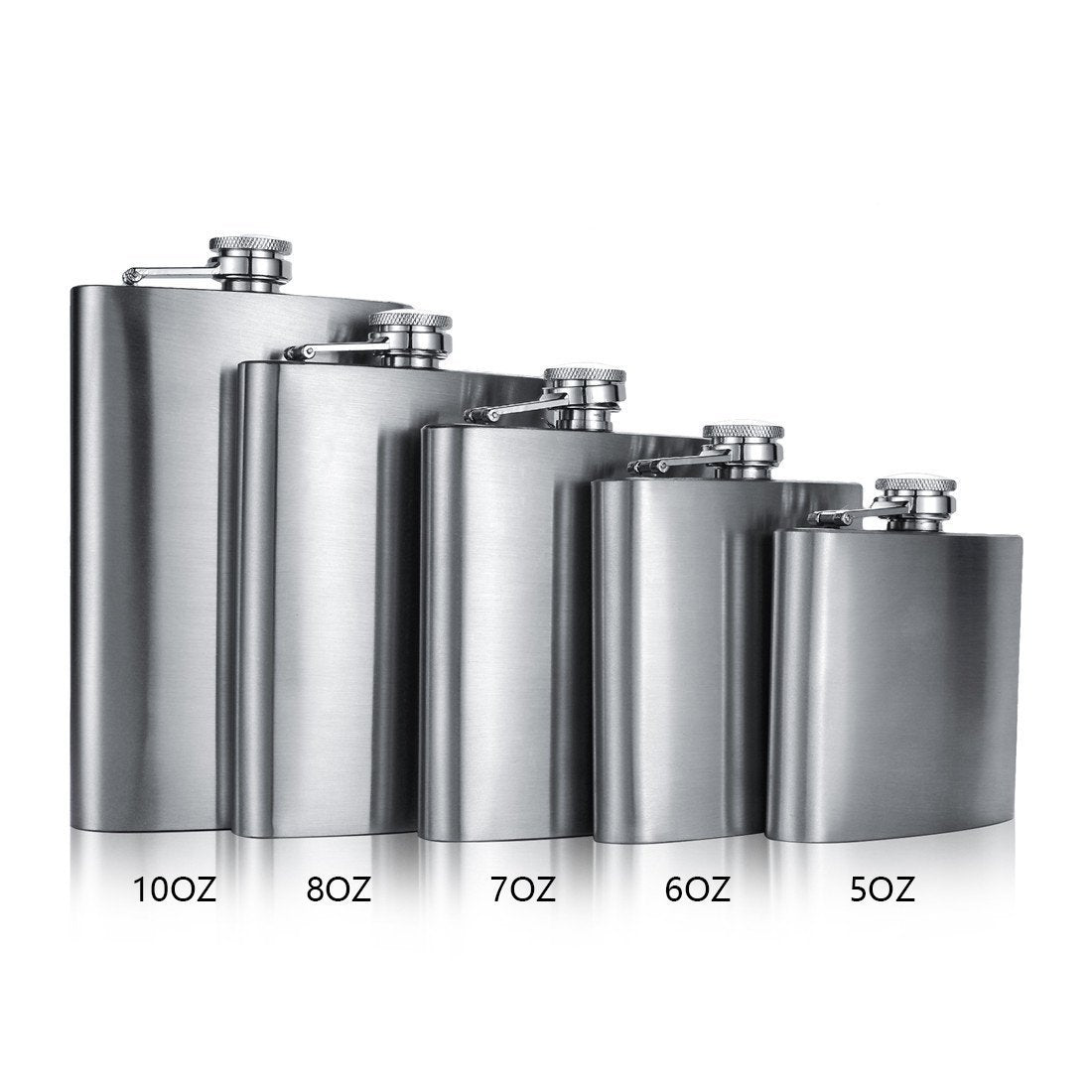 Stainless Steel 10oz Hip Flask
