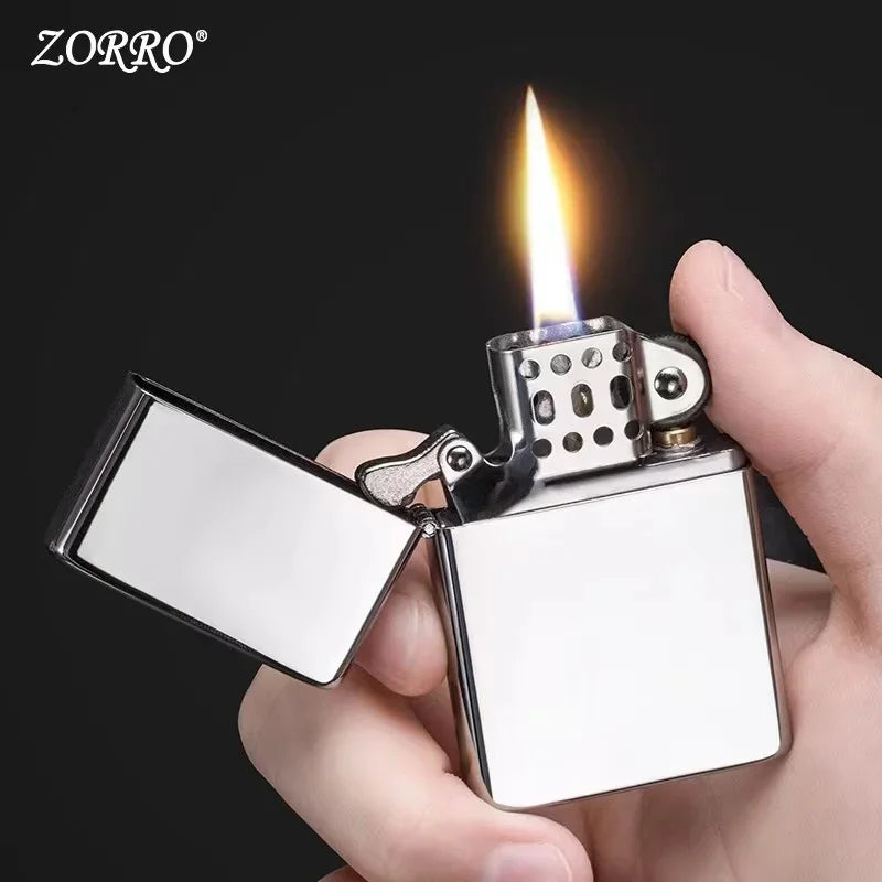 Stainless Steel Zippo-Style Kerosene Lighter