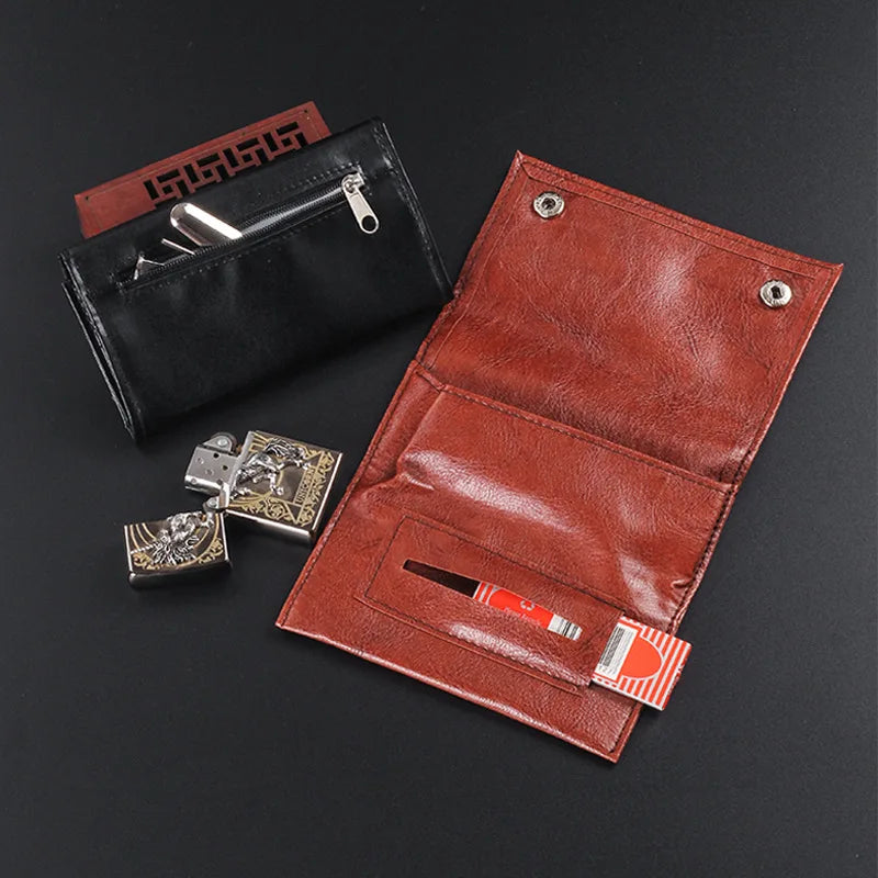 Retro Leather Tobacco Pouch